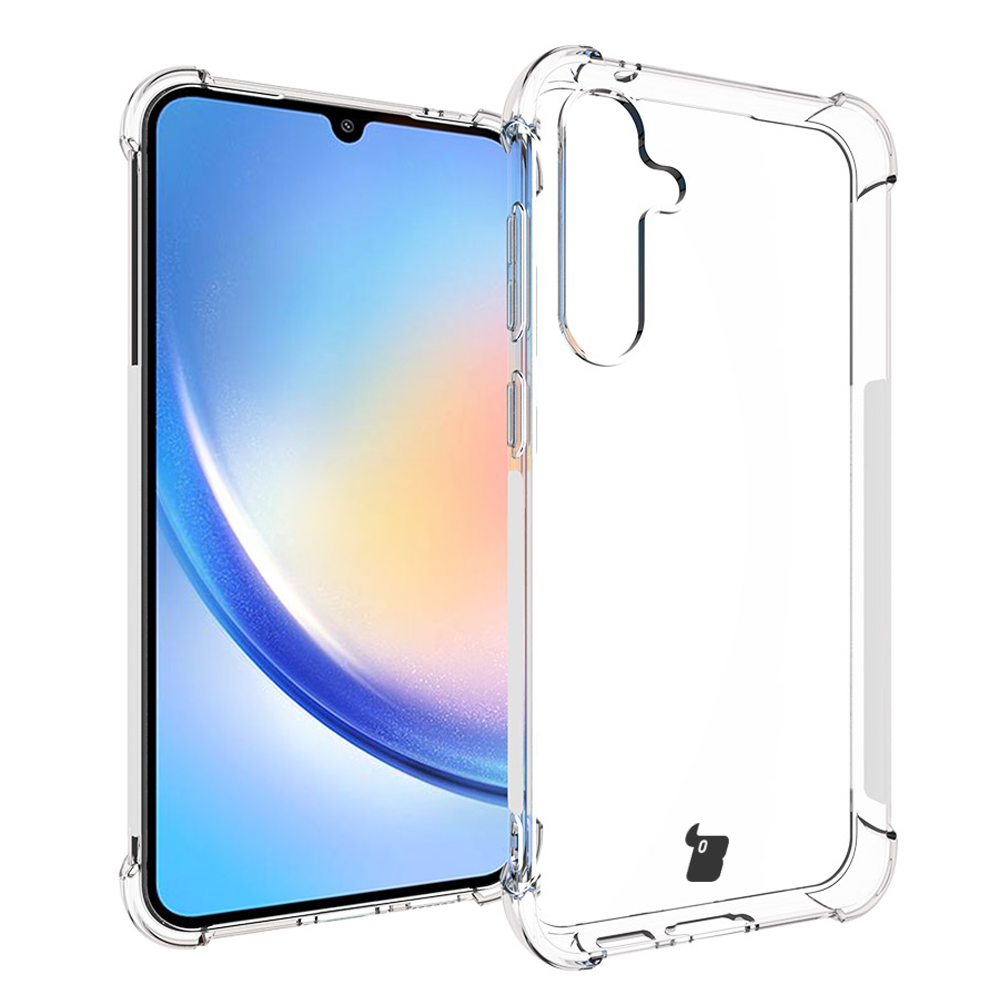 Elastyczne etui + 2 szkła, Bizon Case Clear, przezroczyste